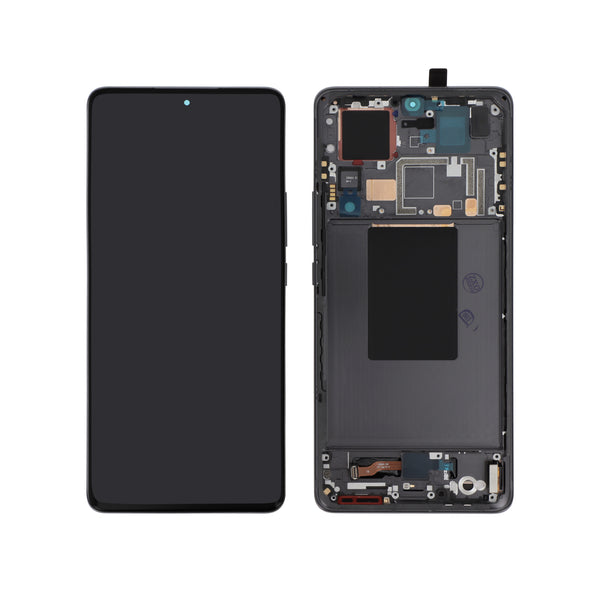 Écran complet Xiaomi 12 Pro – Noir – Qualité d'origine – avec châssis