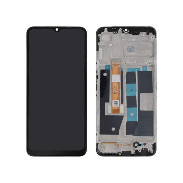 Écran complet Oppo A54s – Noir – Compatible LCD – avec châssis