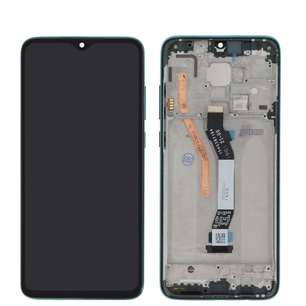 Écran complet Redmi Note 8 Pro – Vert – Compatible LCD – avec châssis