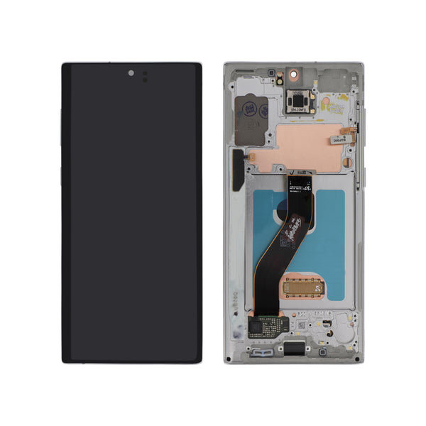 Écran complet Galaxy Note 10 – Argent – Qualité d'origine