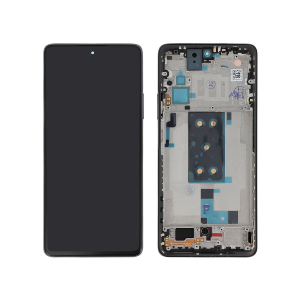 Écran complet Xiaomi 11T Pro / Xiaomi 11T – Noir – Compatible LCD – avec châssis