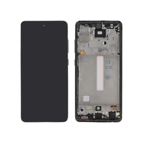Écran complet Galaxy A52s – Noir – Compatible OLED – avec châssis