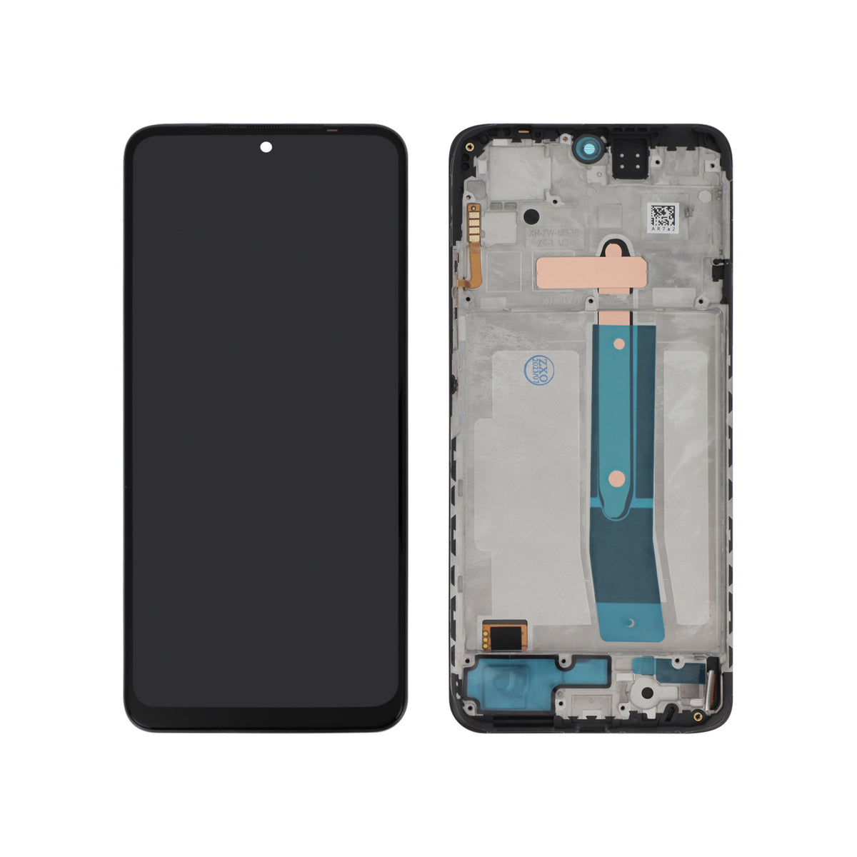 Écran complet gris Redmi Note 11S – Graphite – Compatible LCD (Incell) – avec châssis