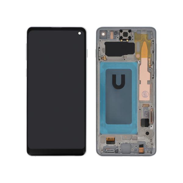 Écran complet Galaxy S10 – Blanc – Compatible LCD (Incell)