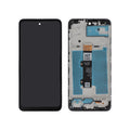 Écran complet Moto E40 – Noir – Compatible LCD – avec châssis