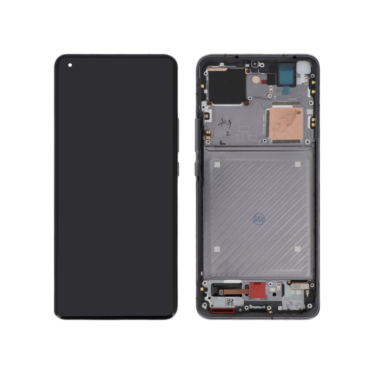 Écran complet Mi 11 Pro 5G – Noir – Qualité d'origine – avec châssis