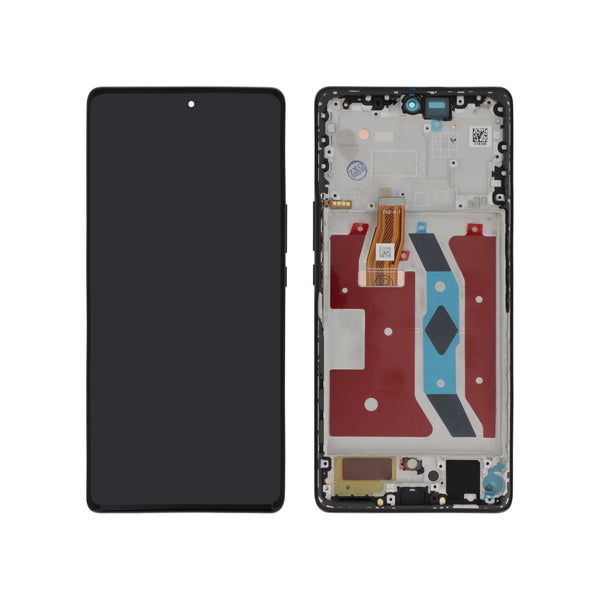 Écran complet Honor Magic5 Lite – Noir – Compatible OLED – avec châssis