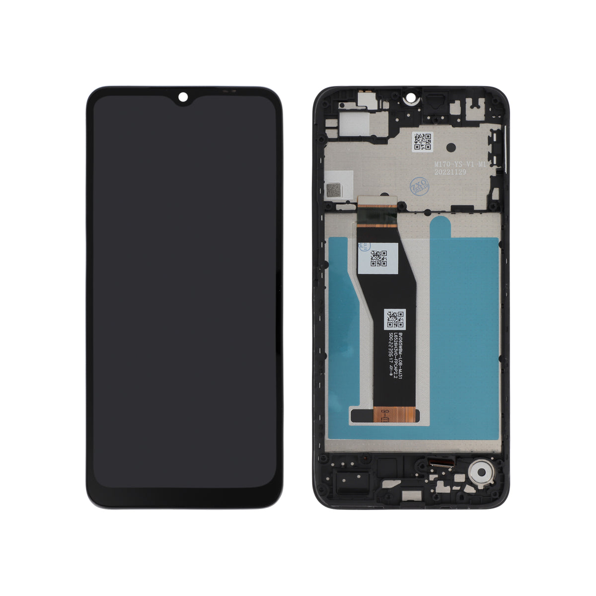 Écran complet Moto E13 – Compatible LCD – avec châssis