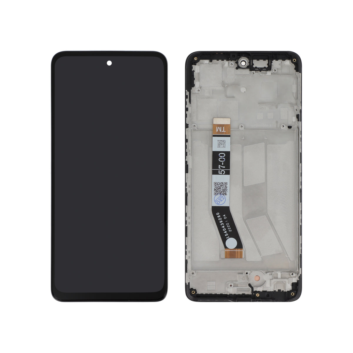 Écran complet Moto G73 5G – Compatible LCD – avec châssis