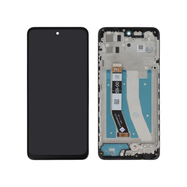 Écran complet Moto G32 – Qualité d'origine – avec châssis
