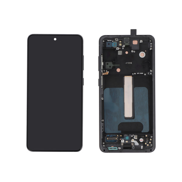 Écran complet Galaxy S21 FE – Graphite – Qualité d'origine – avec châssis