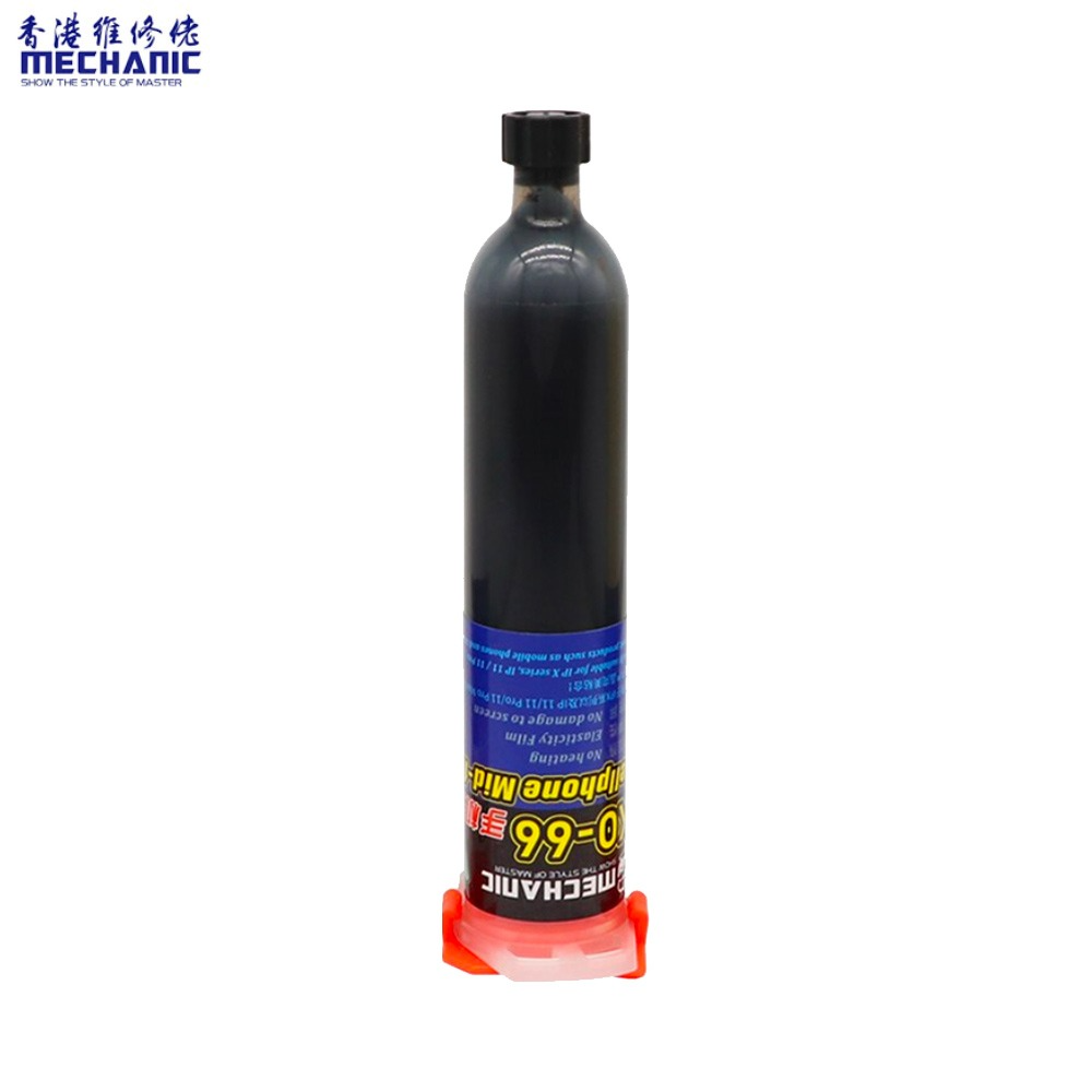 Colle Mechanic KO-66 Spéciale Vitre Arrière 30ml – Noir – Compatible