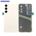 Vitre arrière Galaxy S23 Plus 5G – Crème – Original Samsung (Service Pack)