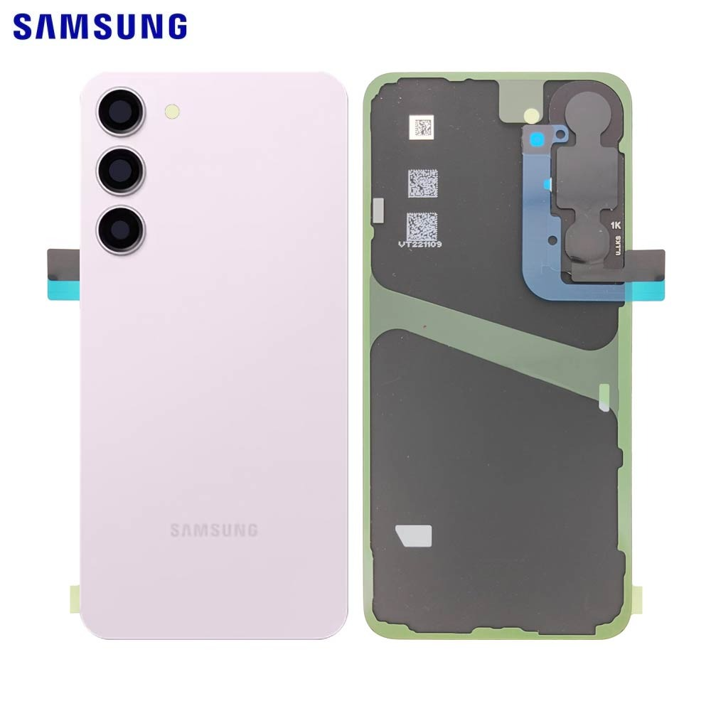 Vitre arrière Galaxy S23 Plus 5G – Lavande – Original Samsung (Service Pack)