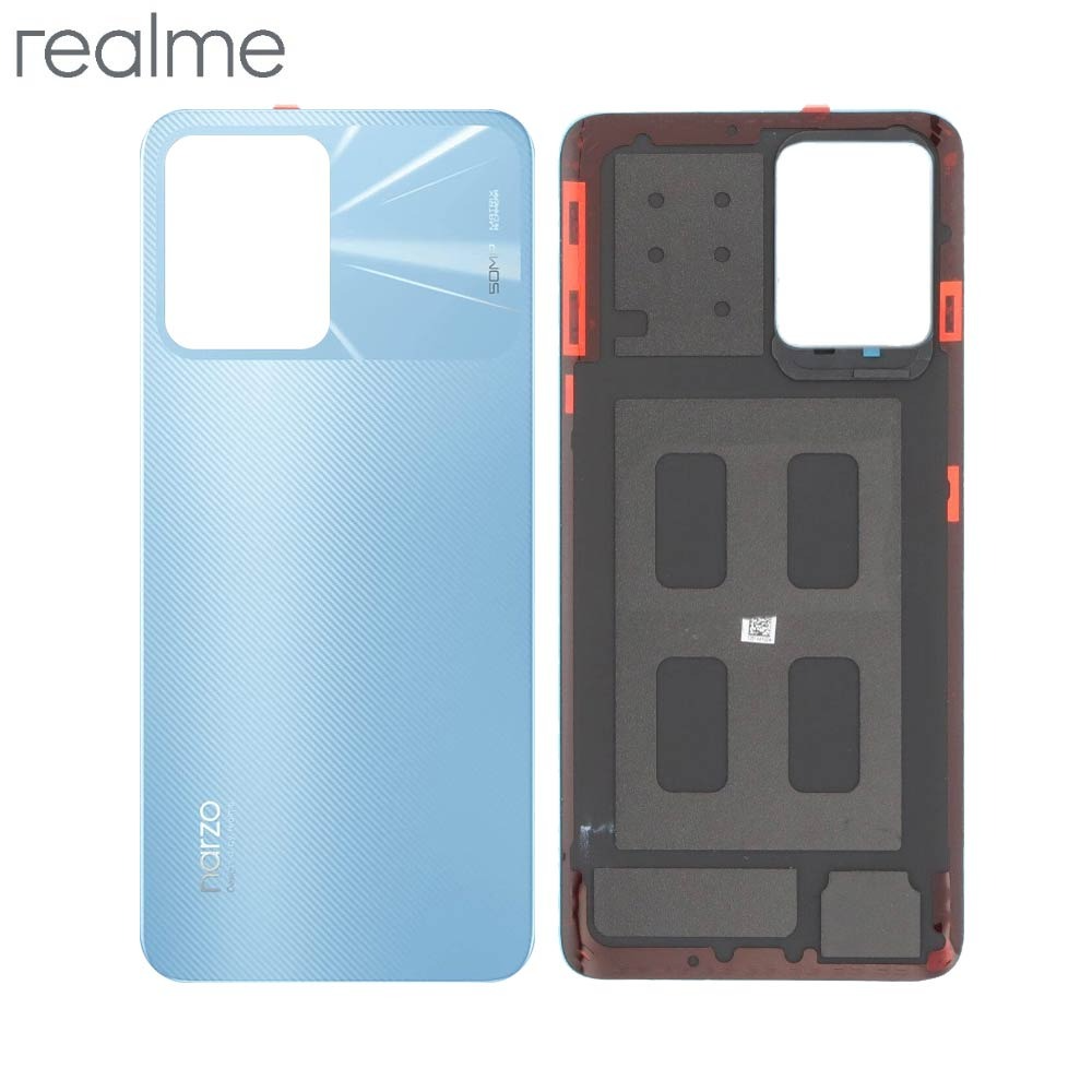 Vitre arrière Realme Narzo 50A Prime – Bleu éclair – Original