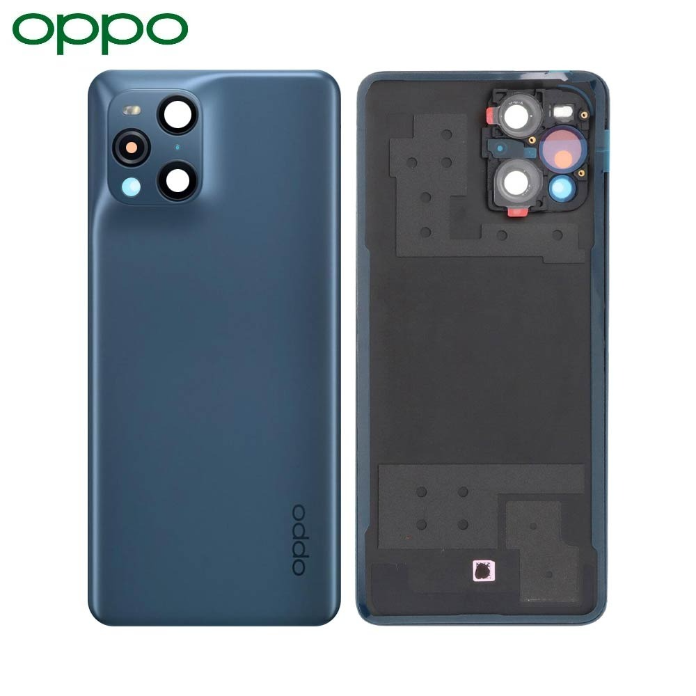 Vitre arrière OPPO Find X3 Pro – Bleu – Original