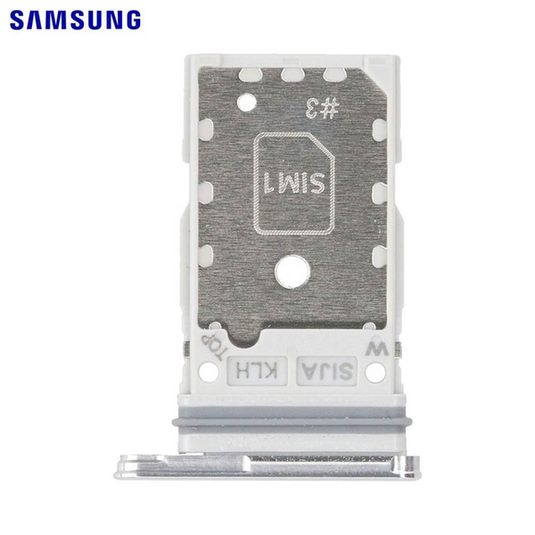 Tiroir SIM Galaxy S22 / Galaxy S22 Plus – Blanc – Original Samsung (Service Pack)
