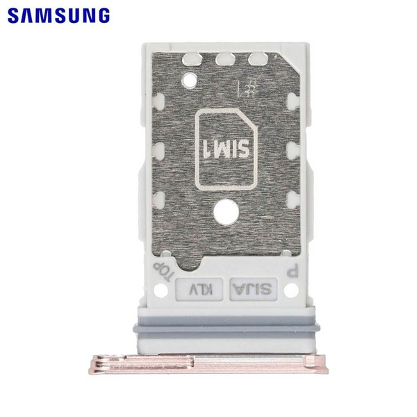 Tiroir SIM Galaxy S22 / Galaxy S22 Plus – Rose or – Original Samsung (Service Pack)