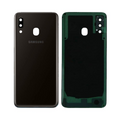 Vitre arrière Galaxy A20 – Noir – Compatible Premium