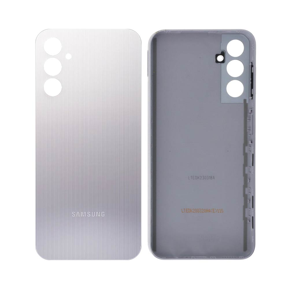 Vitre arrière Galaxy A14 4G – Argent – Compatible Premium