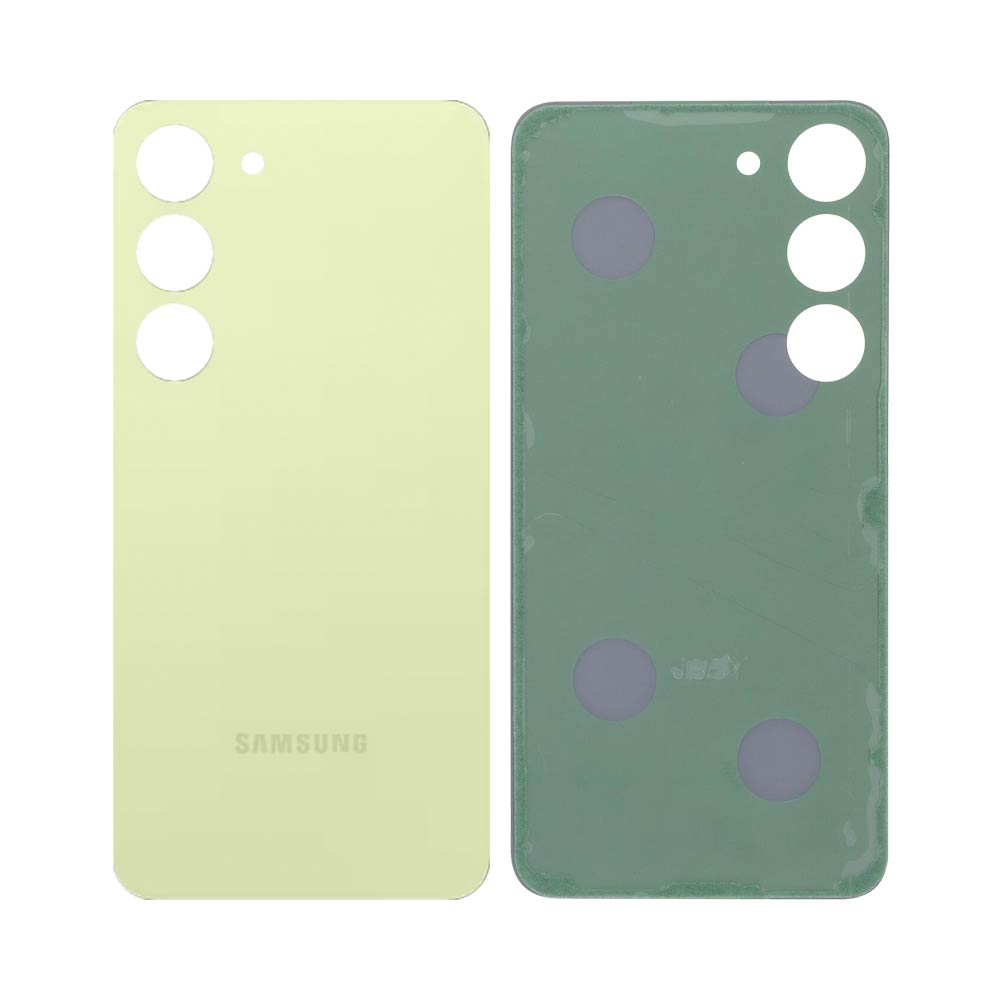 Vitre arrière Galaxy S23 5G – Vert citron – Compatible Premium