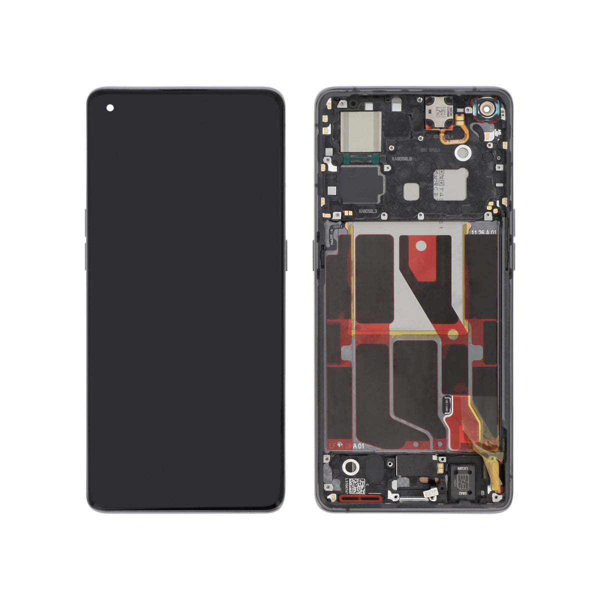 Écran complet Oppo Find X5 – Noir – Original Oppo (Service Pack)