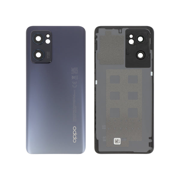 Vitre arrière Oppo Find X5 Lite / Reno7 5G – Noir – Original Oppo (Service Pack)