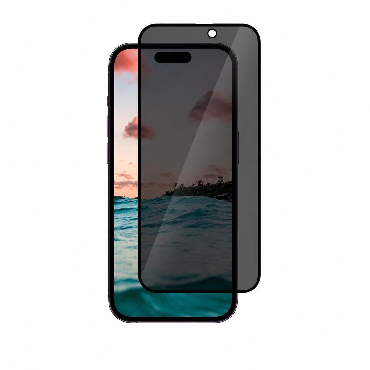 Verre Trempé Privacy Anti-espion iPhone 15 Pro