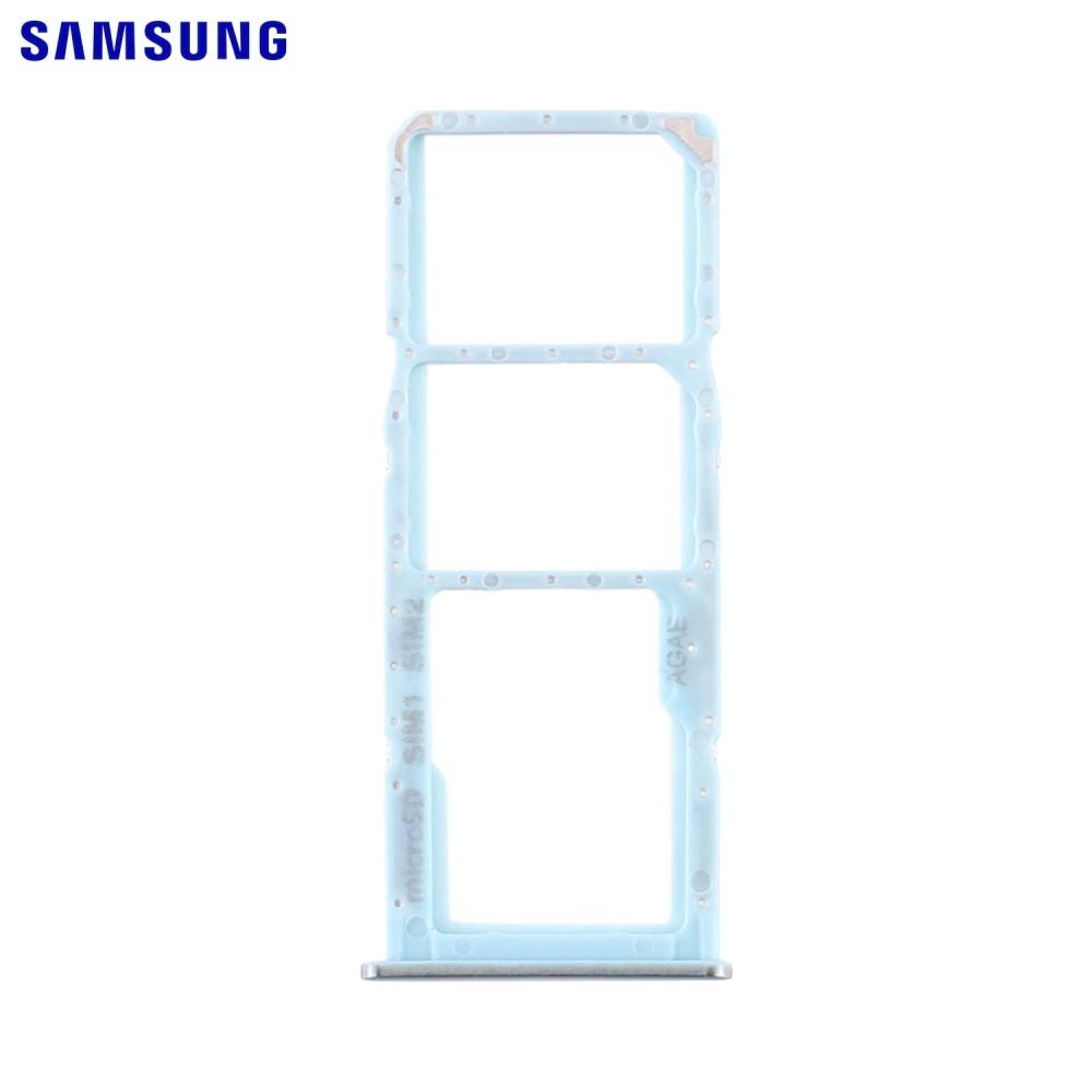 Tiroir SIM Galaxy A71 – Bleu prismatique – Original Samsung (Service Pack)
