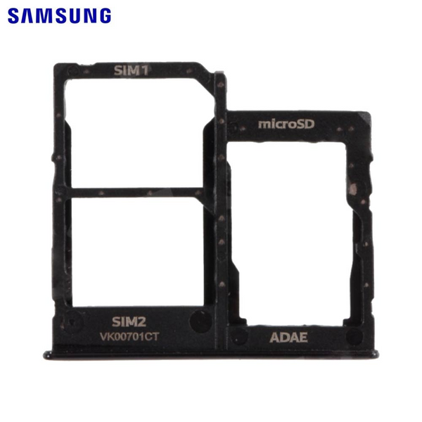 Tiroir SIM Galaxy A41 – Noir prismatique – Original Samsung (Service Pack)