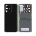 Vitre arrière Galaxy S20 Ultra – Noir cosmique – Compatible Premium