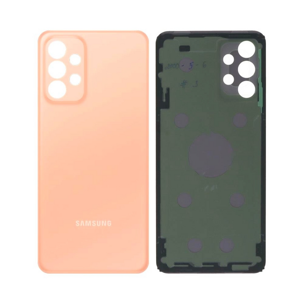 Vitre arrière Galaxy A23 5G – Orange – Compatible Premium