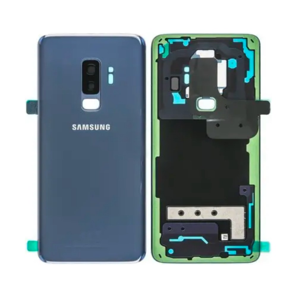 Vitre arrière Galaxy S9 Plus – Bleu – Compatible Premium