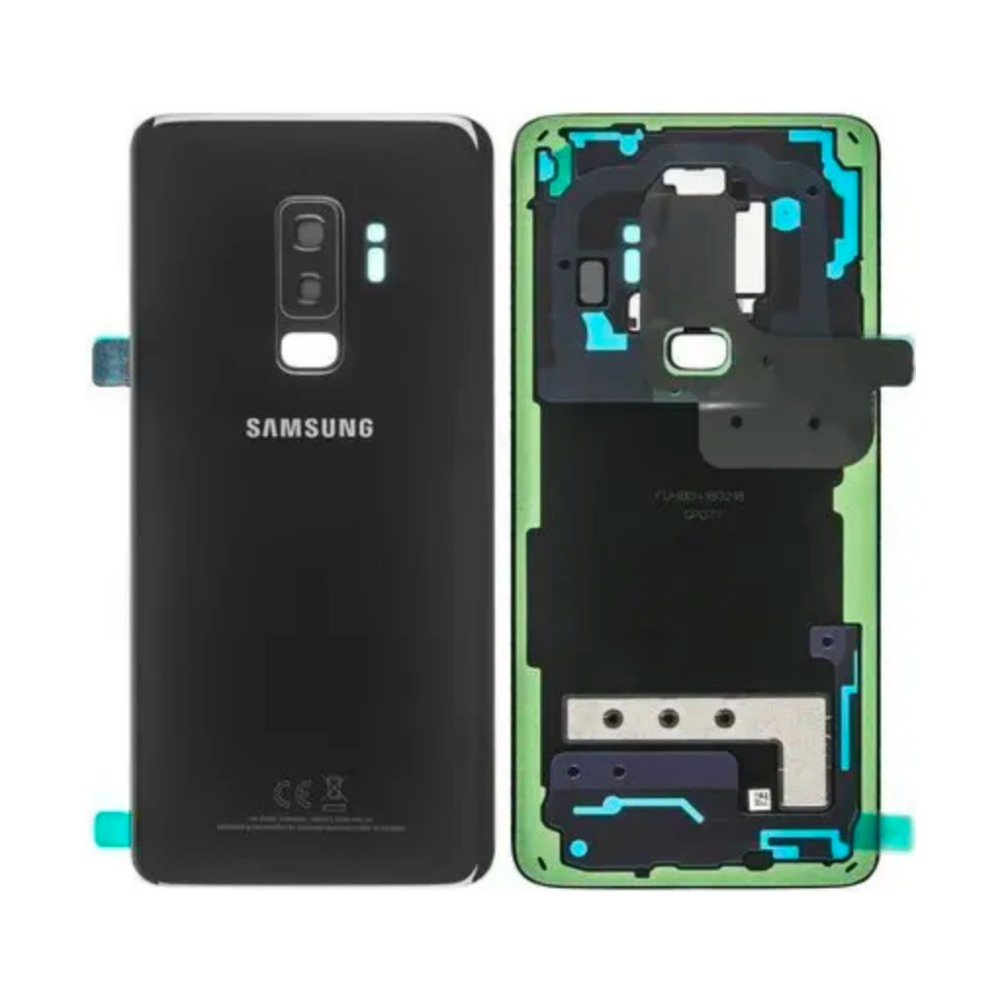 Vitre arrière Galaxy S9 Plus – Noir – Compatible Premium