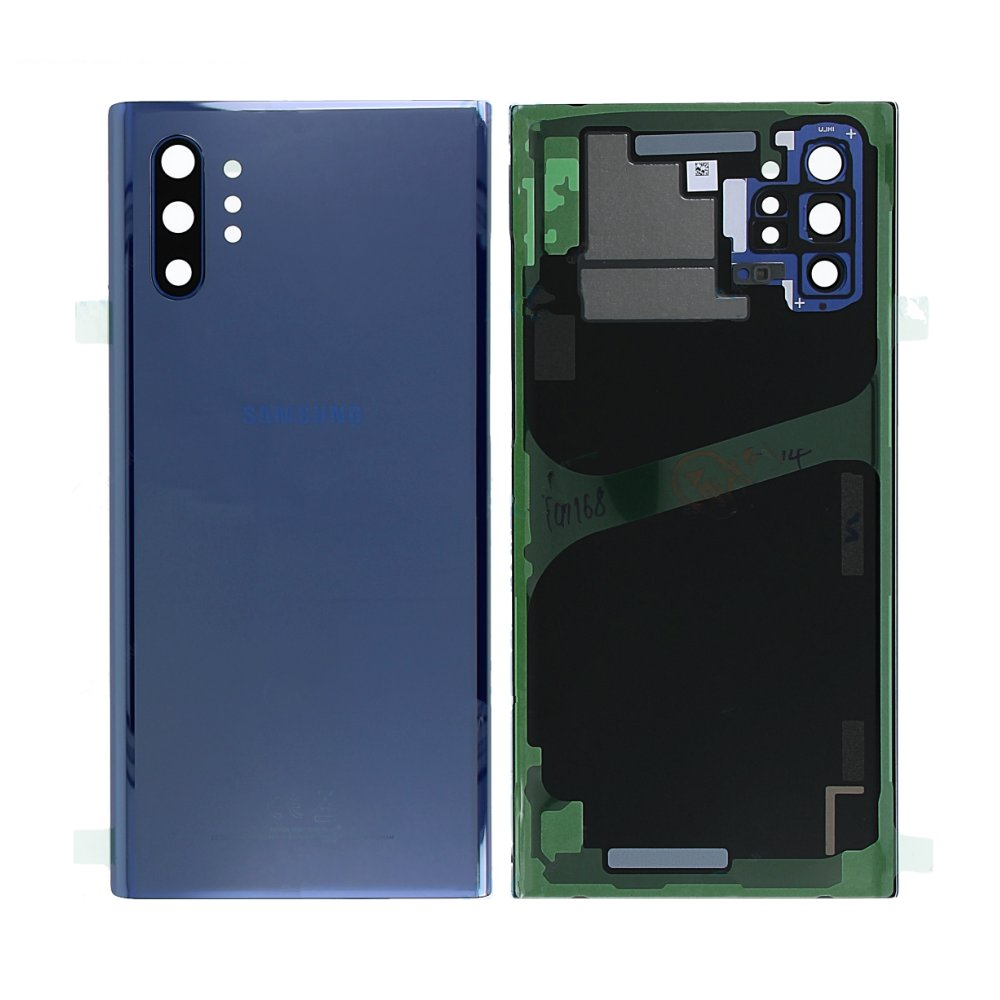 Vitre arrière Galaxy Note 10 Plus – Bleu – Compatible Premium