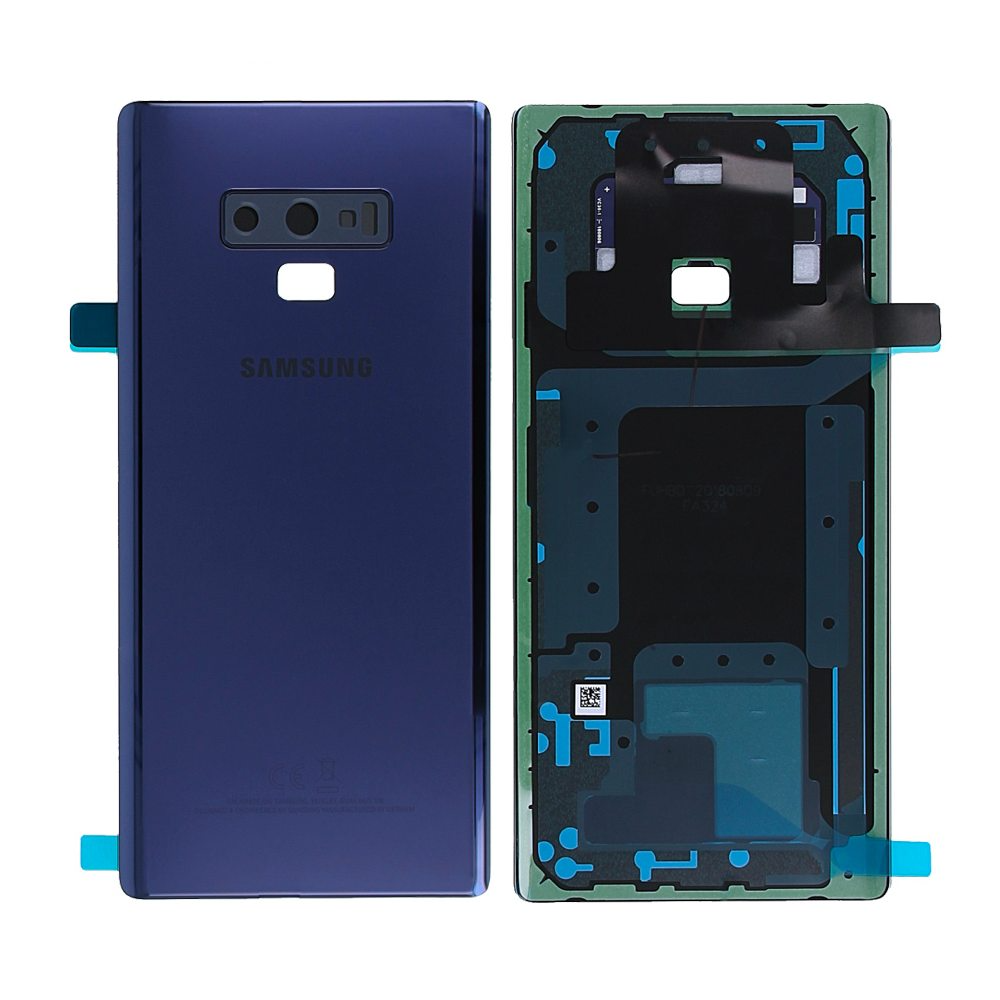 Vitre arrière Galaxy Note 9 – Bleu – Compatible Premium