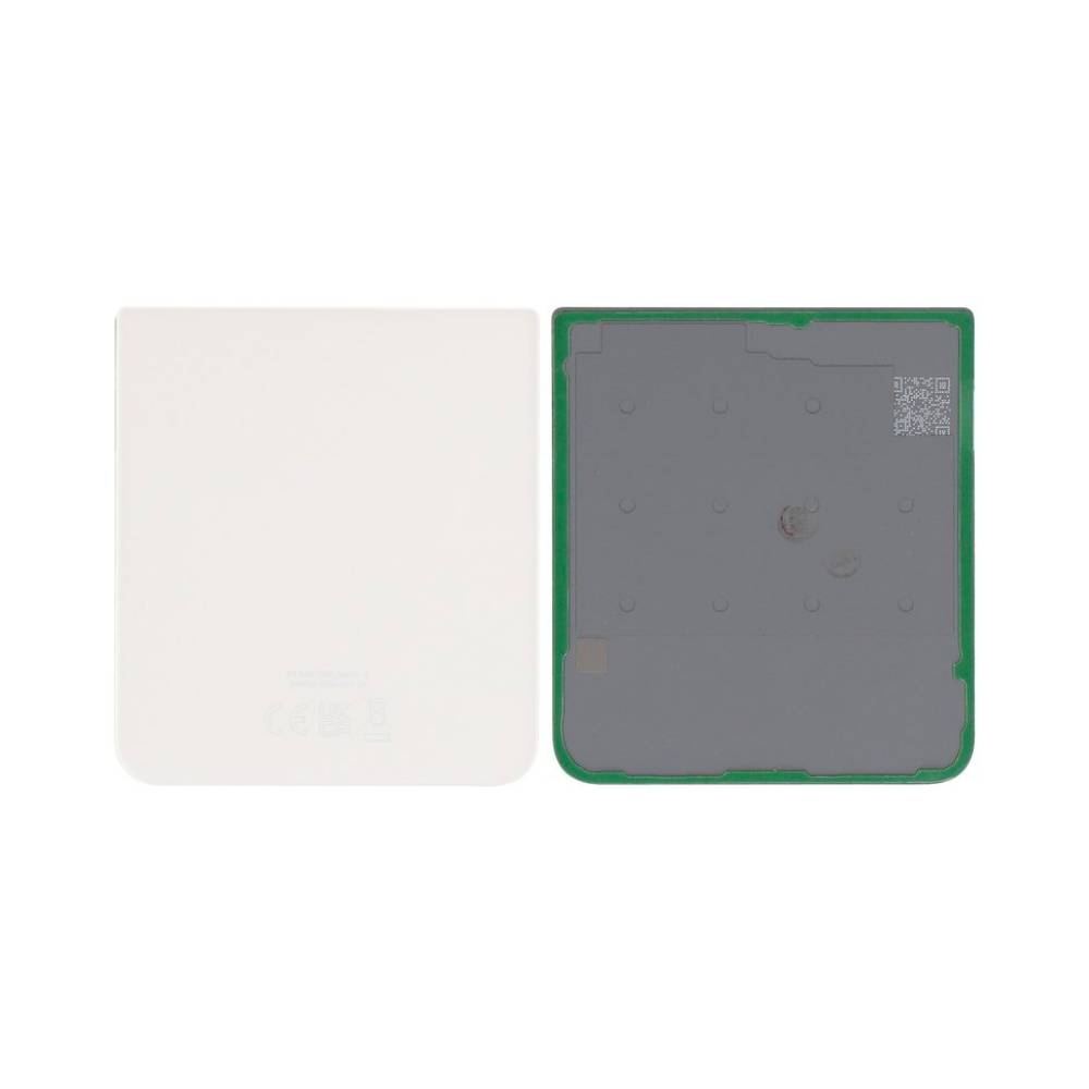 Vitre arrière Galaxy Z Flip 3 5G (Inférieur) – Blanc – Compatible Premium