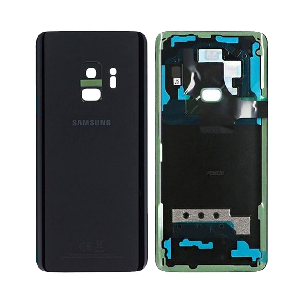 Vitre arrière Galaxy S9 – Noir – Compatible Premium