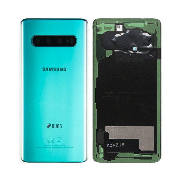 Vitre arrière Galaxy S10 – Vert – Compatible Premium
