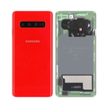 Vitre arrière Galaxy S10 – Rouge – Compatible Premium