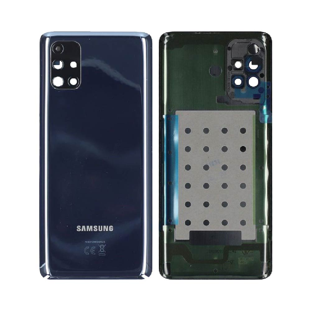 Vitre arrière Galaxy M51 – Noir – Compatible Premium