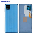 Vitre arrière Galaxy M12 – Bleu – Original Samsung (Service Pack)
