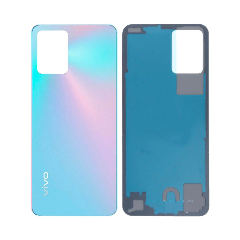 Vitre arrière Vivo Y33s 4G – Bleu nacre – Compatible Premium