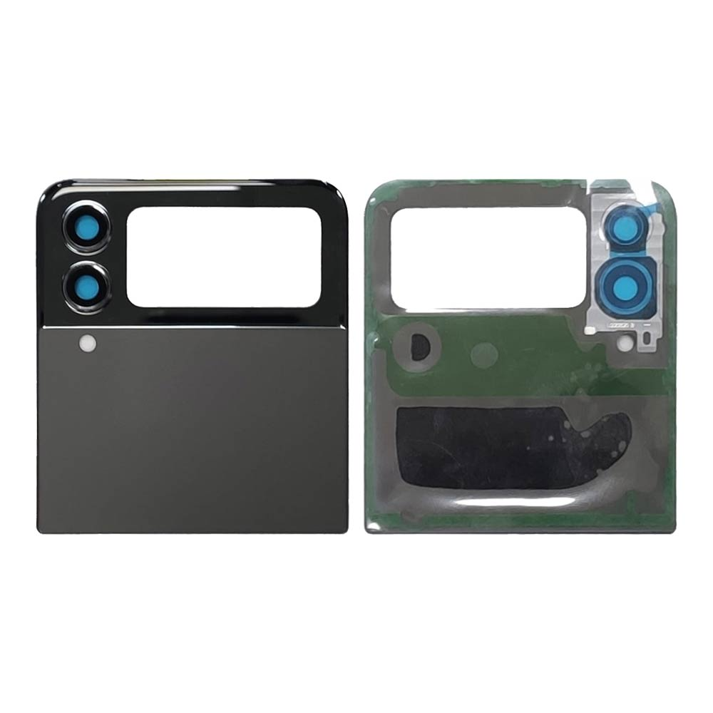 Vitre arrière Galaxy Z Flip 4 5G (Supérieur) – Graphite – Compatible Premium