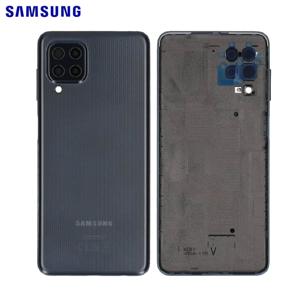 Vitre arrière Galaxy M22 – Noir – Original Samsung (Service Pack)
