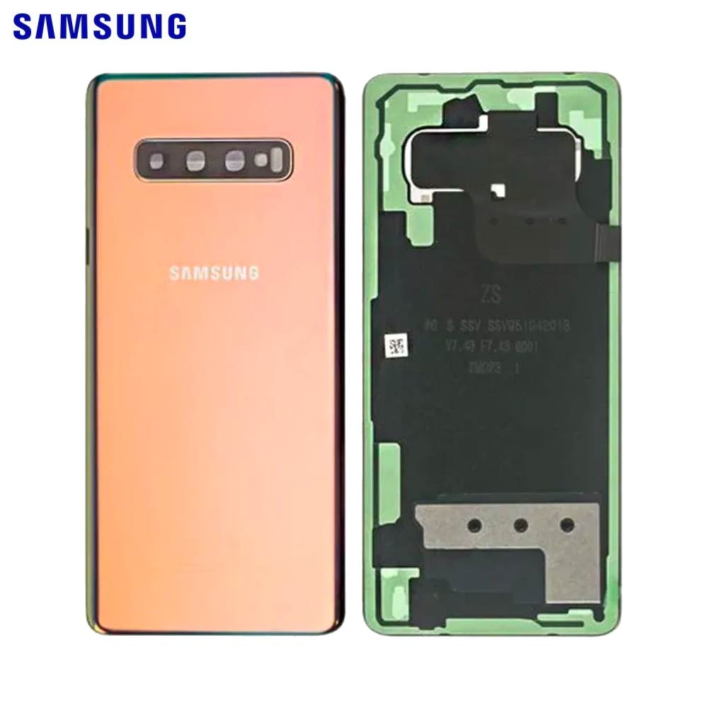 Vitre arrière Galaxy S10 Plus – Argent – Original Samsung (Service Pack)