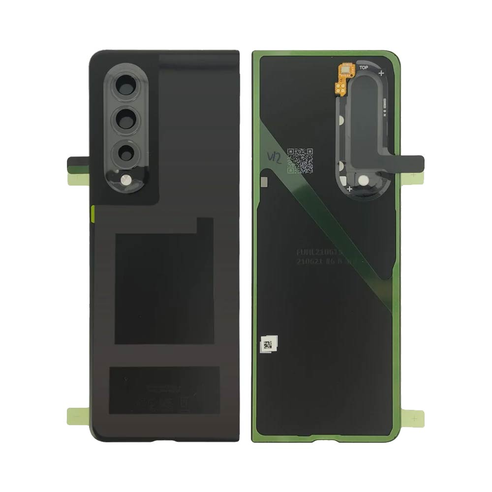Vitre arrière Galaxy Z Fold 3 5G – Noir – Compatible Premium