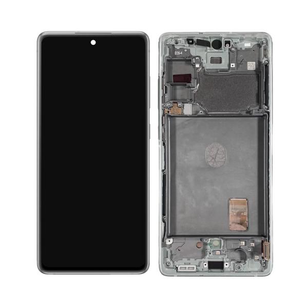 Écran complet avec châssis Galaxy S20 FE 5G / Galaxy S20 FE 4G – Blanc – Compatible OLED