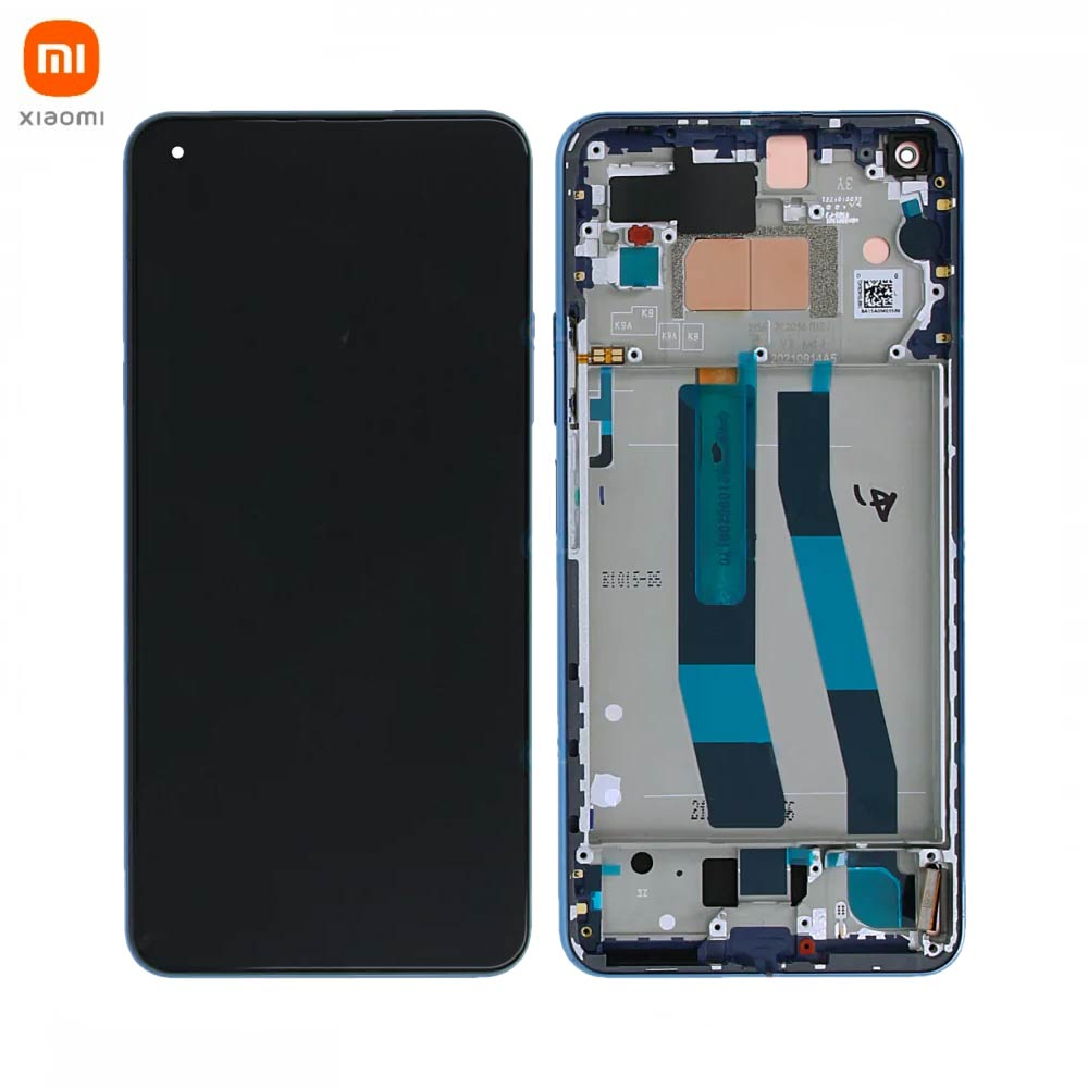 Écran complet Xiaomi 11 Lite 5G NE 56000L00K900 – Bleu bonbon – Original
