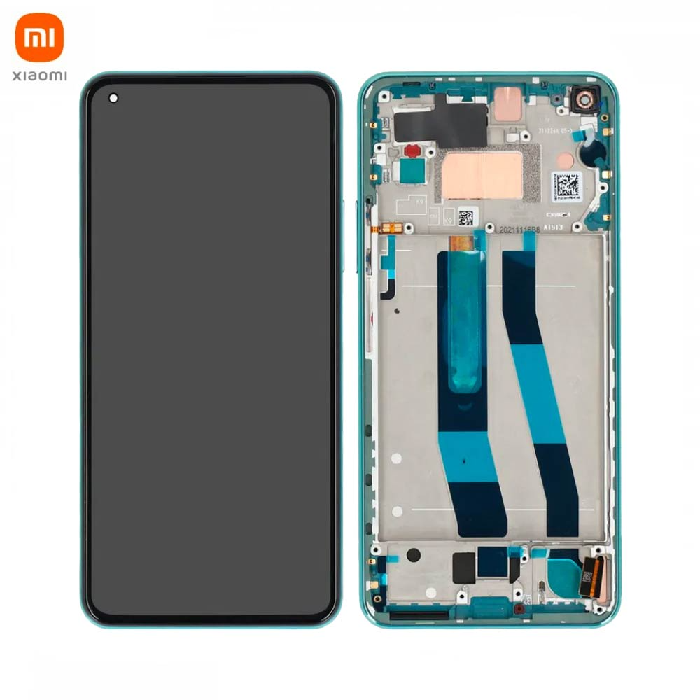 Écran complet Xiaomi 11 Lite 5G NE 56000Q0K9D00 – Vert menthe – Original